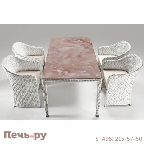 Стол обеденный плетеный DFN Palinuro фото 3