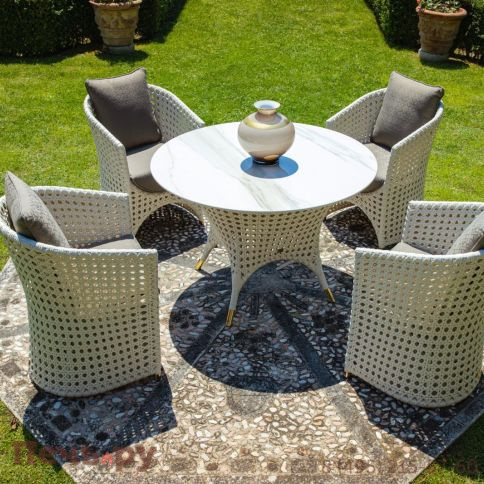 Стол обеденный плетеный DFN Wezen фото 5