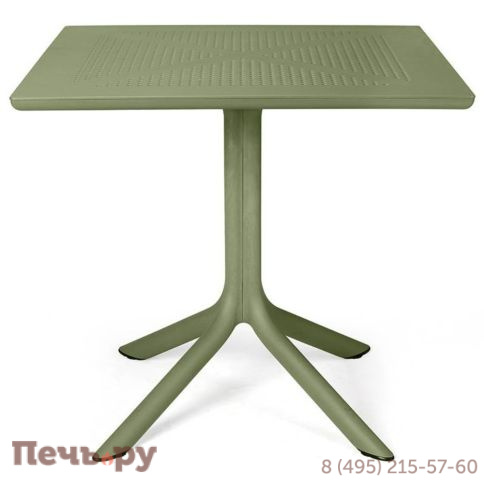 Стол пластиковый обеденный Gardeck Nardi Clip 80, агава фото