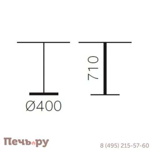 Стол пластиковый обеденный Pedrali Ikon 015/865STR7979/SA фото 3