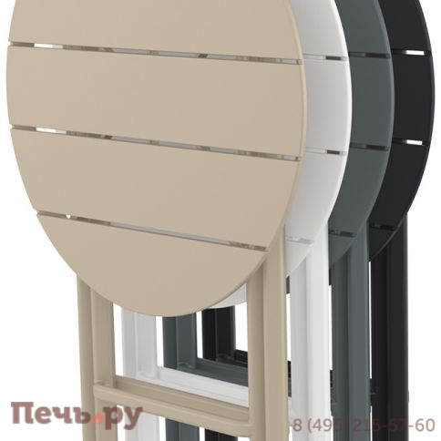 Стол пластиковый складной Helen Folding Table Ø60 234/294-1999 фото 9