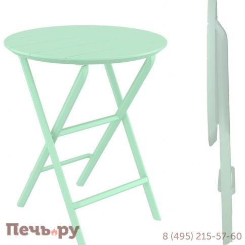 Стол пластиковый складной Helen Folding Table Ø60 234/294-2248 фото