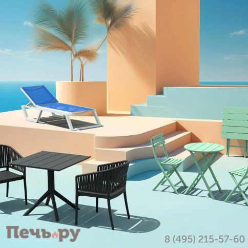 Стол пластиковый складной Siesta Contract Helen Folding Table 60 234/292-1937 фото 2