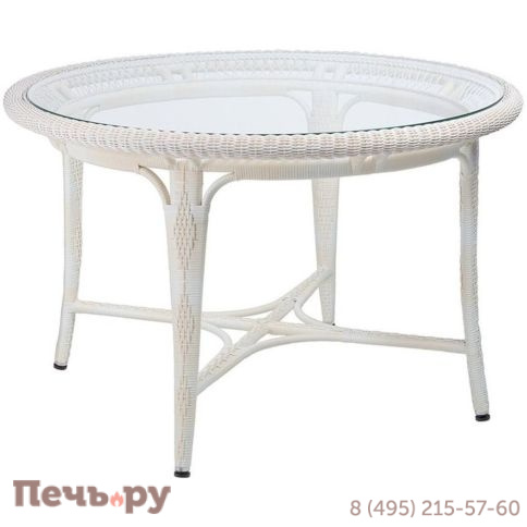 Стол плетеный обеденный Point Alga Dining Table 120 фото