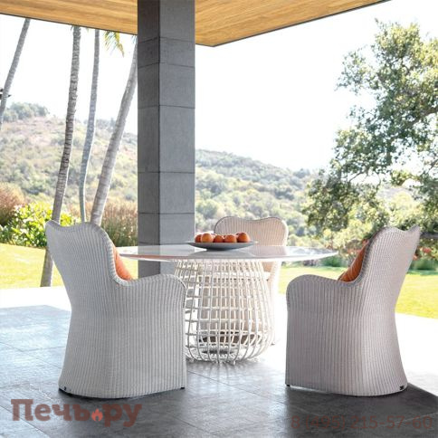 Стол плетеный обеденный Janus et Cie Vino JNS/736-94-515/NC фото 2