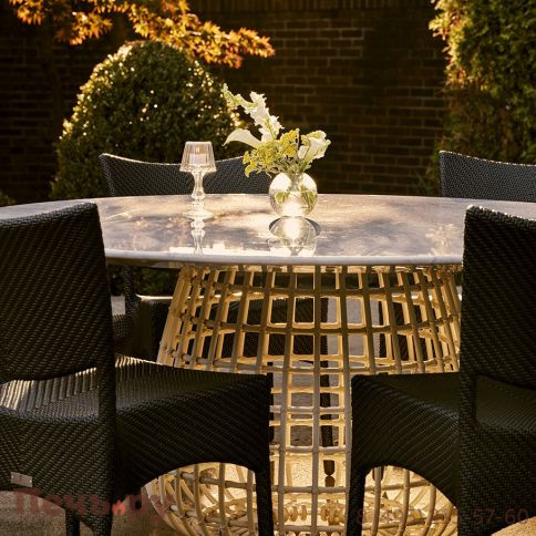 Стол плетеный обеденный Janus et Cie Vino JNS/736-94-515/NC фото 3