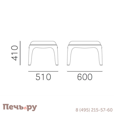 Стол-пуф пластиковый Pedrali Pasha фото 6