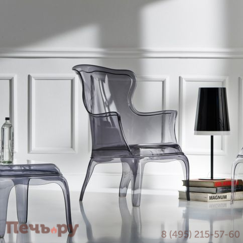 Стол-пуф пластиковый Pedrali Pasha прозрачный фото 3