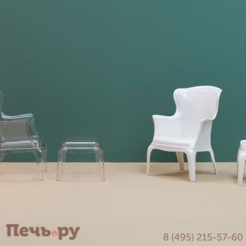 Стол-пуф пластиковый Pedrali Pasha прозрачный фото 4