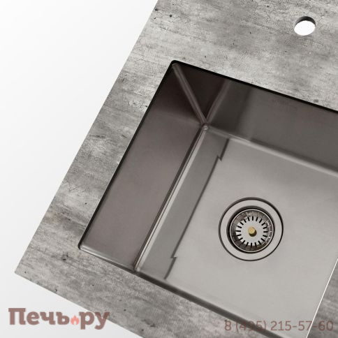 Стол разделочный Cronon с мойкой Lounge B-09S, 60 см фото 4