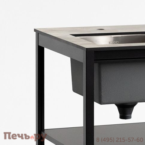 Стол разделочный Cronon с мойкой Lounge B-09S, 60 см фото 7