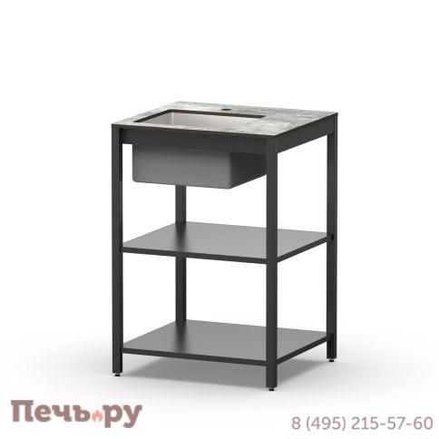 Стол разделочный Cronon с мойкой Lounge B-09S, 60 см фото