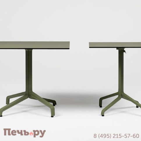 Стол складной квадратный Gardeck Frasca Mini 70*70, белый (база + столешница) фото 12