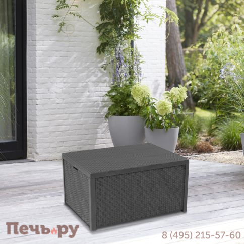 Стол-сундук Арика (Arica storage table), графит фото 5