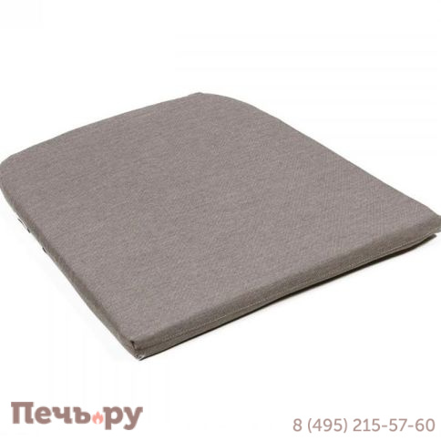 Стул-кресло Gardeck Net, тортора, с серой подушкой фото 3