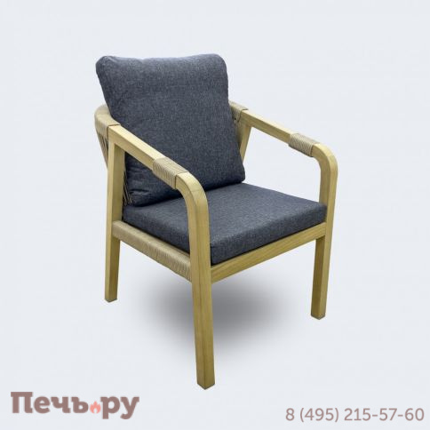 Стул Ideal Patio LEONOREN натуральный тик - роуп фото