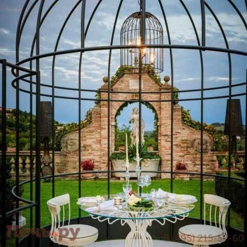 Стул металлический с подушкой DFN Sirio фото 2