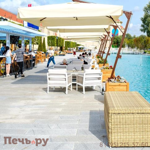 Сундук 4SiS Порту водонепроницаемый из искусственного ротанга, цвет соломенный фото 3