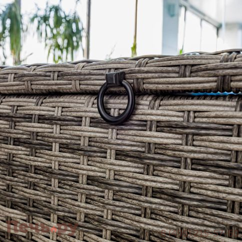 Сундук для хранения Royal Family Karl 120 c колесиками серый фото 3