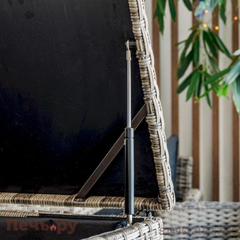 Сундук для хранения Royal Family Karl 120 c колесиками серый фото 6