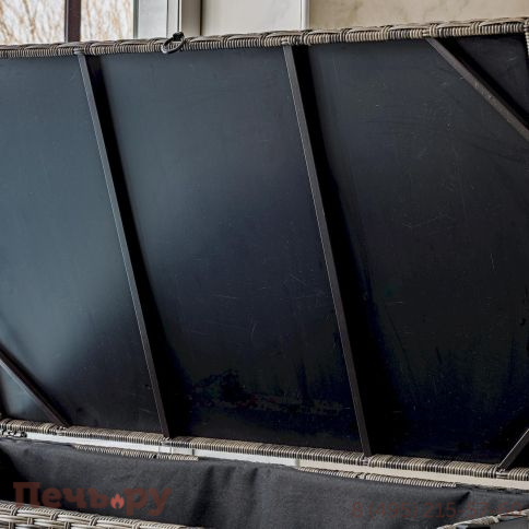 Сундук для хранения Royal Family Karl 120 c колесиками серый фото 7