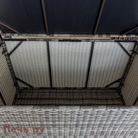 Сундук для хранения Royal Family Karl 120 c колесиками серый фото 8