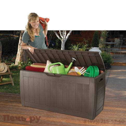 Сундук Keter Голливуд (Hollywood) 270л., коричневый фото 3