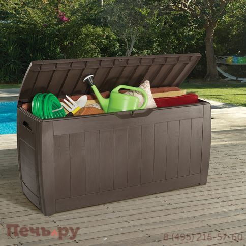 Сундук Keter Голливуд (Hollywood) 270л., коричневый фото 4