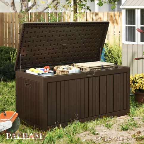 Сундук Gardeck Palram M 302 л, тёмно-коричневый (2024) фото 17