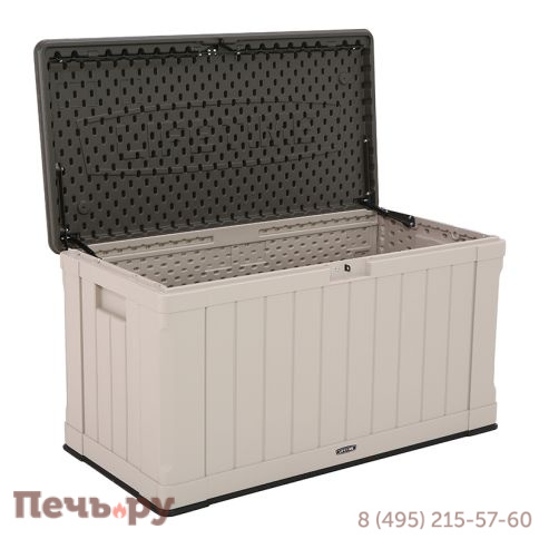 Сундук пластиковый Gardeck Sand and Brown 439 л, бежево-коричневый фото 3