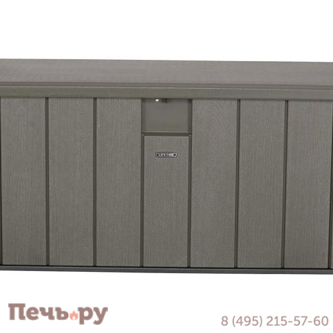 Сундук пластиковый Gardeck WoodLook, 570 л, серый фото 3