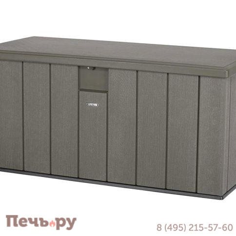 Сундук пластиковый Gardeck WoodLook, 570 л, серый фото 4
