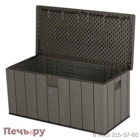 Сундук пластиковый Gardeck WoodLook, 570 л, серый фото 7