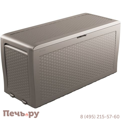 Сундук Keter Самоа (SAMOA RATTAN BOX) 270л, капучино фото 2