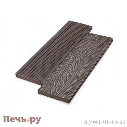 Террасная доска ДПК Oliverdeck полнотелая фото