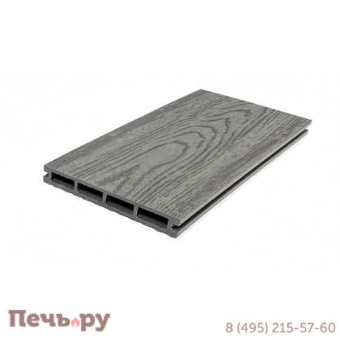 Террасная доска Oliverdeck МПК (Лайт)  22х140х3000 Серый фото