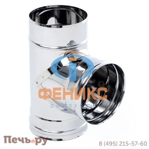 Тройник 1ТР 90 Феникс (AISI 304 0,8мм) фото