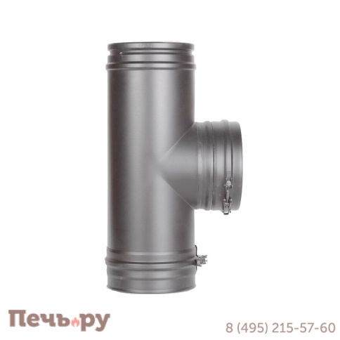 Тройник Schiedel Permeter 90гр (серый) фото