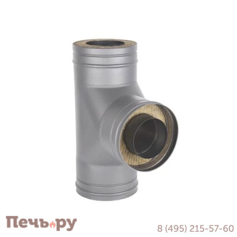 Тройник сэндвич КПД серый D120х200 фото