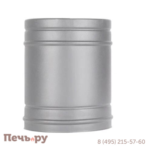 Труба сэндвич КПД 250мм серый D120х200 фото