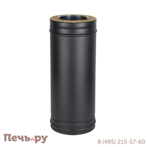 Труба сэндвич КПД 500мм черный фото