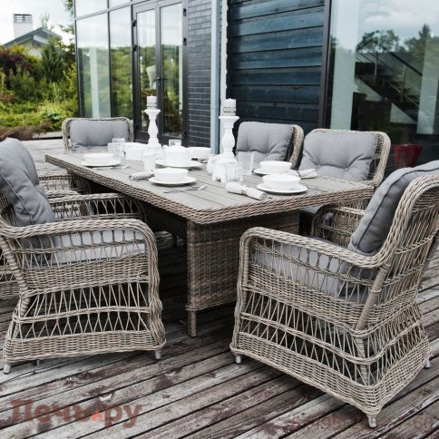 Цесена 4SiS плетеный стол из искусственного ротанга фото 6