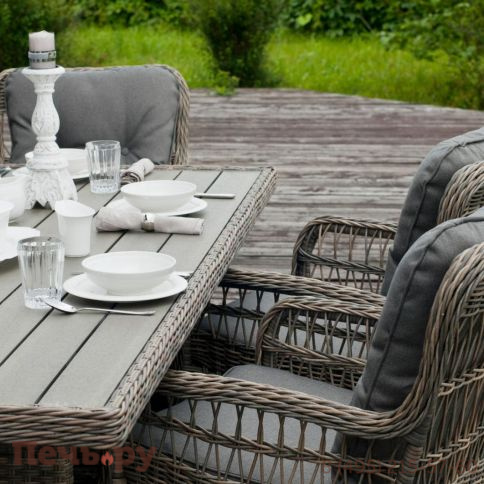 Цесена 4SiS плетеный стол из искусственного ротанга фото 7