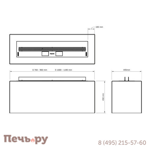 Тумба Biograte для SmartFire S 700 фото 6