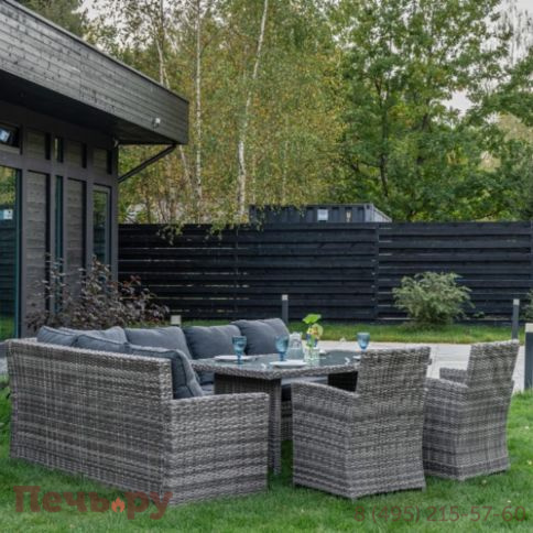 Угловой комплект Royal Family Zorro Plus Double серого цвета фото 3