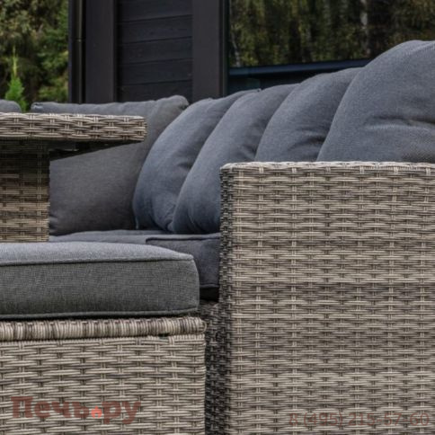 Угловой комплект Royal Family Zorro Plus Double серого цвета фото 4