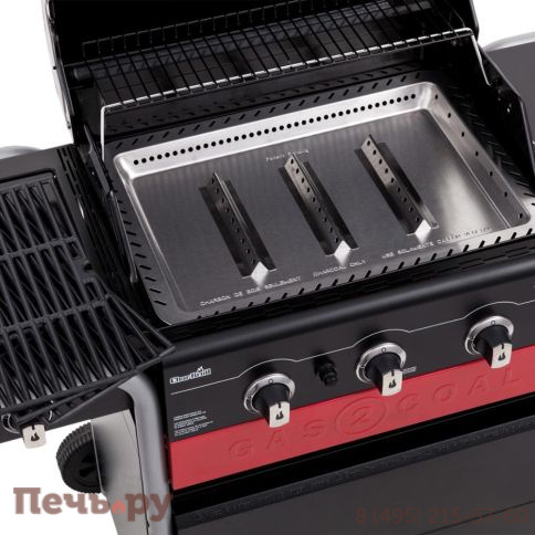 Угольный + Газовый гриль Char-Broil Gas2Coal Hybrid 3B фото 4