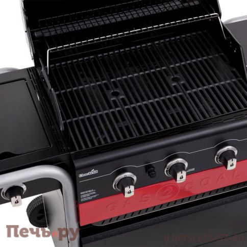 Угольный + Газовый гриль Char-Broil Gas2Coal Hybrid 3B фото 5