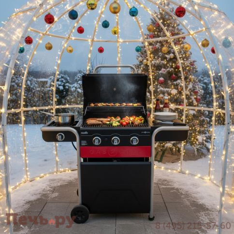 Угольный + Газовый гриль Char-Broil Gas2Coal Hybrid 3B фото