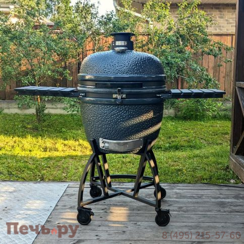 Угольный гриль керамический SnS Grills Slow N Sear Deluxe Kamado Gen 2, 57 см фото 2